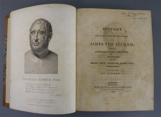 Fox, Charles James - A History of the early part of the Reign of James the Second,